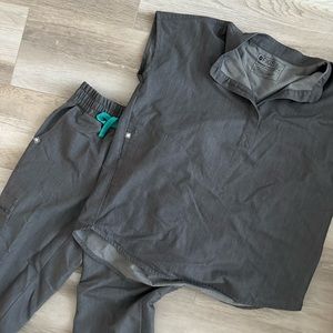 Figs grey set both xs